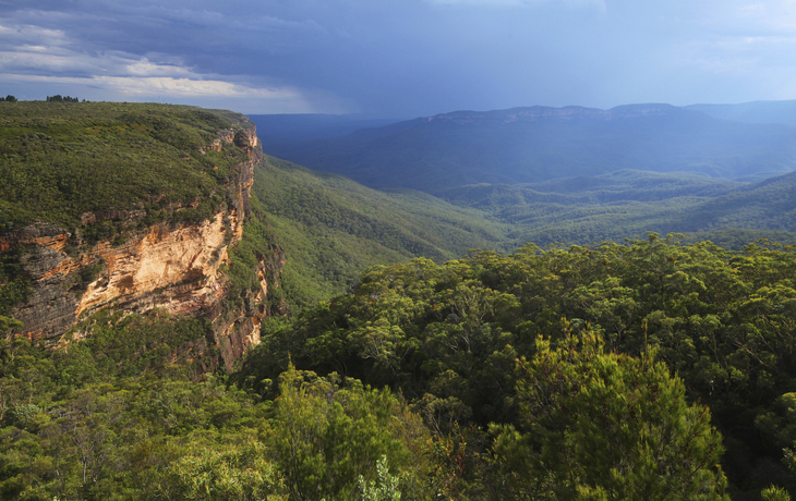 The Blue Mountains in New South Wales, Australia