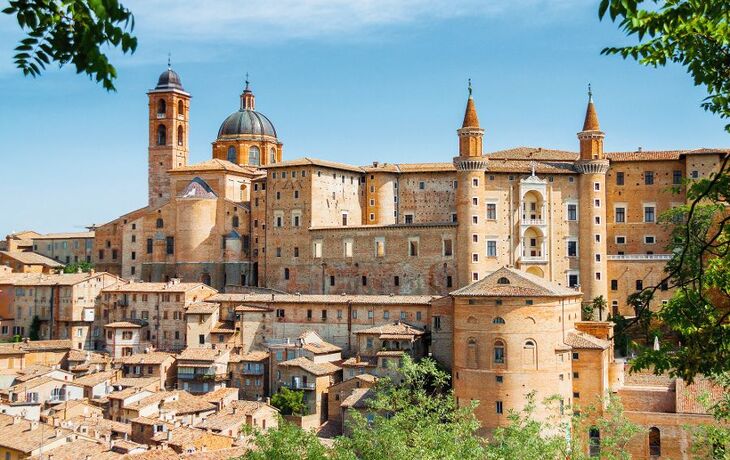 Altes Schloss des Herzogs von Urbino,Italien,Urbino.