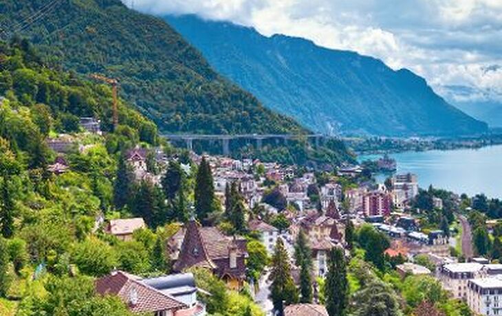 Montreux und Genfer See