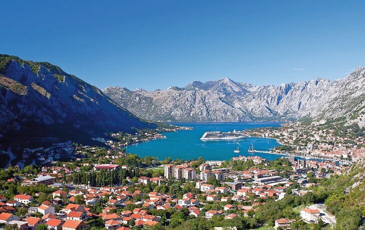 Kotor cityscape in Montenegro, Europe