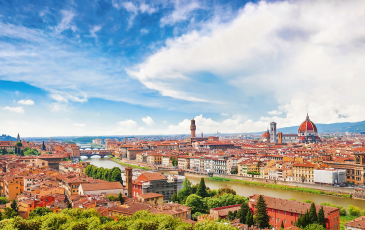 Panoramic view of Florence, Italy